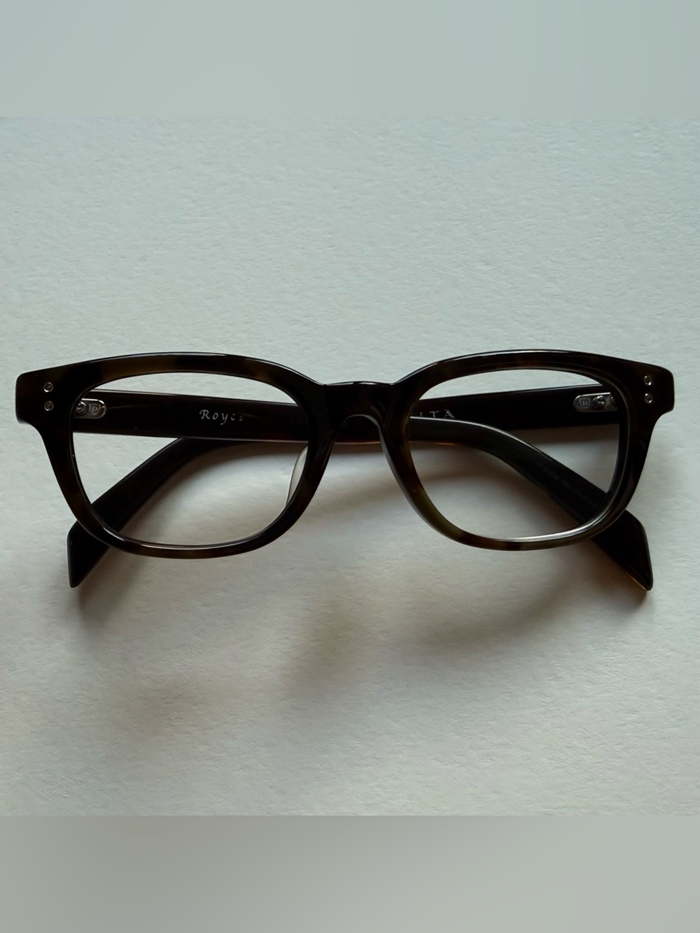 DITA Royce DRX-2007B-50 Eyeglasses Tortoise 50-20-147 Japan w/ Box & Case